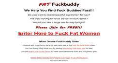 Desktop Screenshot of fatfuckbuddy.com